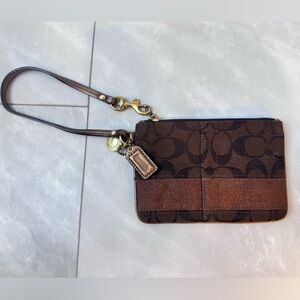 Chocolate Coach Clutch
